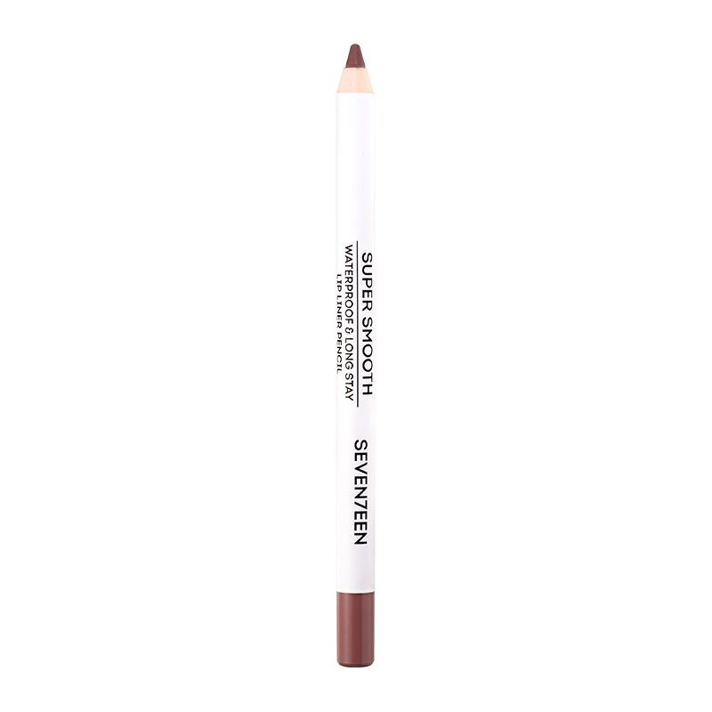 Seventeen Карандаш для губ водостойкий с витамином Е Super Smooth Waterproof Lip Liner, 02 розовый, 1.2 #1