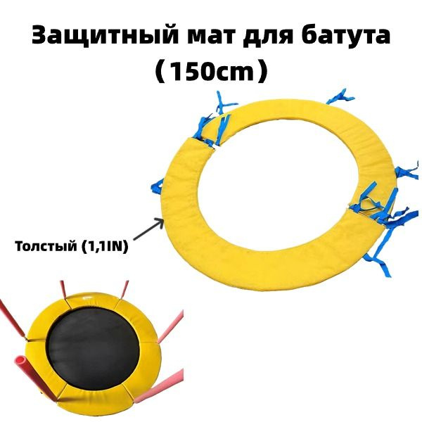 батут детский Защитные накладки (для прямых 150 см) #1