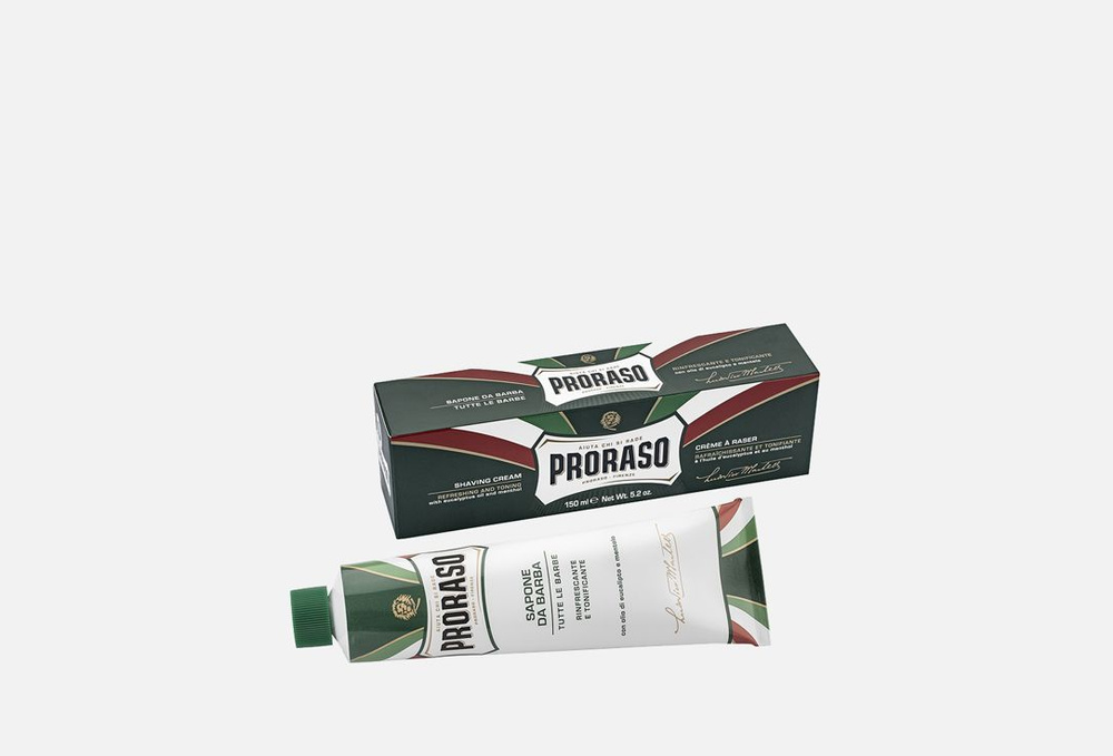 Освежающий крем для бритья Proraso Shaving Cream Refreshing And Toning, 150 мл  #1