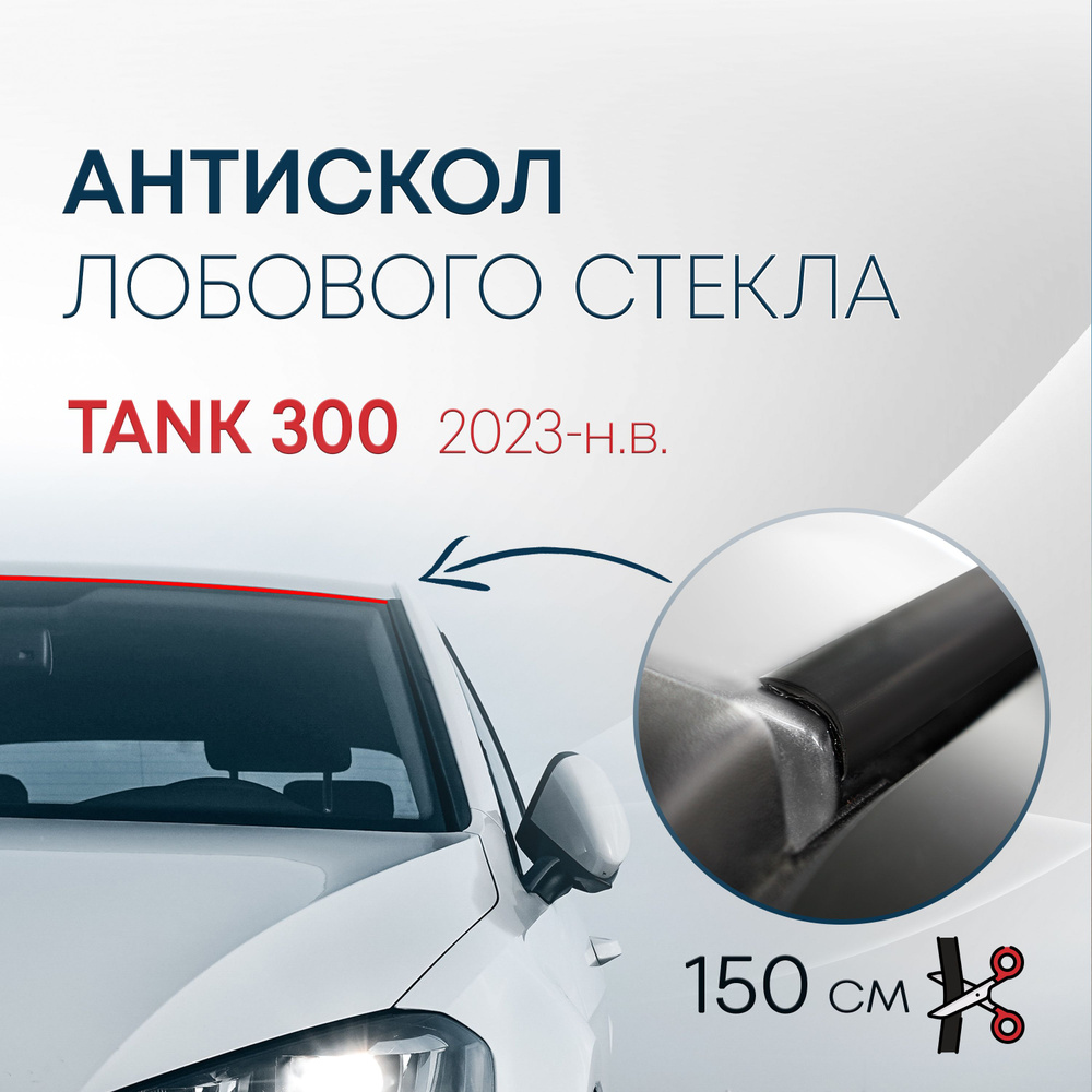 Защита от сколов, коррозии Tank 300 2023-н.в. / Антискол Крыши Танк 300 - Стрелка 11 арт. АС1  #1