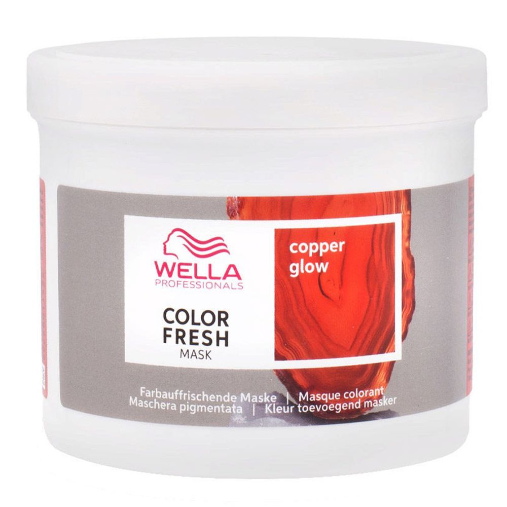 Wella Professionals Оттеночная маска COLOR FRESH Медное сияние, 500 мл. #1