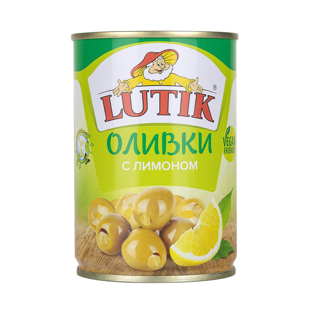 Оливки Lutik с лимоном, 280 г #1