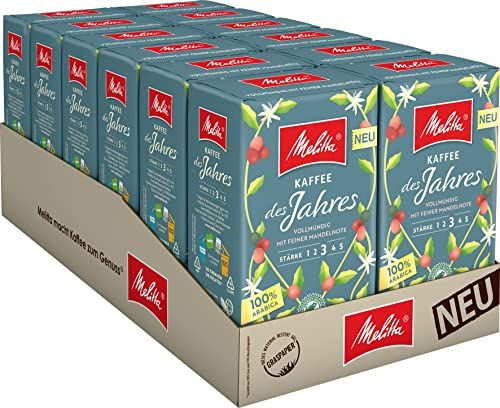 Кофе Melitta Auslese Filter Coffee 12 x 500 г, молотый, порошок для фильтр-кофемашин, сильной обжарки, #1