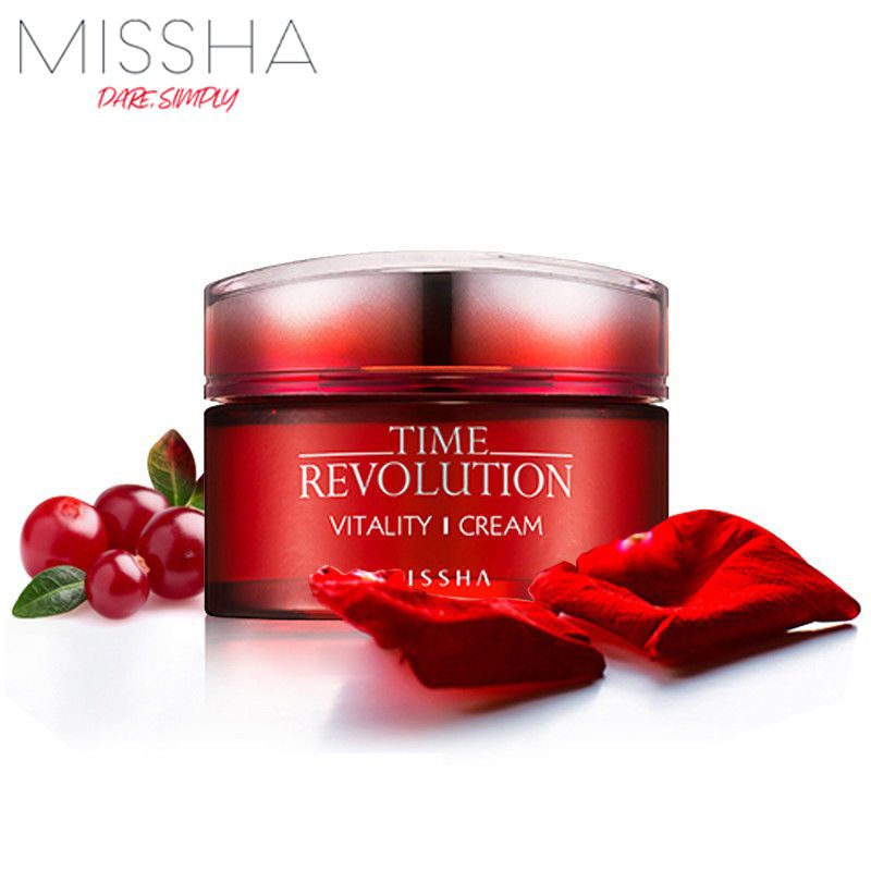 Крем для ухода за лицом,MISSHA Time Revolution Vitality Cream 50мл,Лосьон для лица увлажняющий  #1