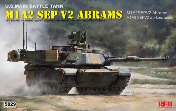 Rye Field RFM 5029 1/35 u.s.Главное поле боя Танки m1a2 sep v2 abrams Модель танка  #1