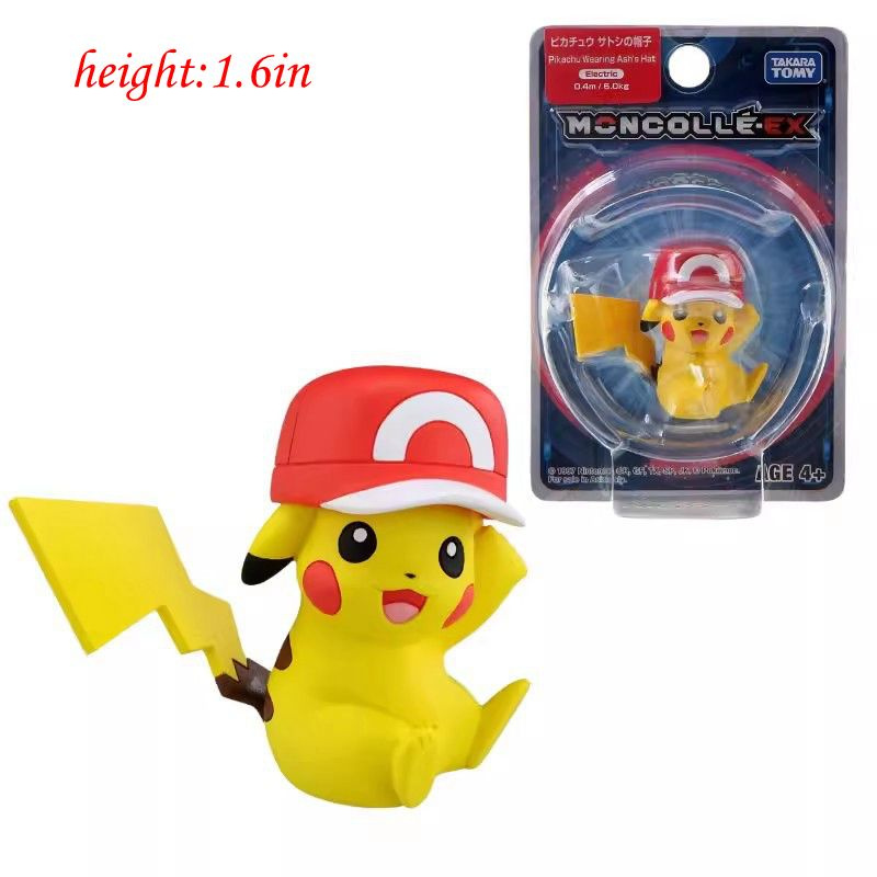 Покемон Pikachu Игрушки-фигурки Коллекционная модель Pokemon Pikachu 8 cm  #1