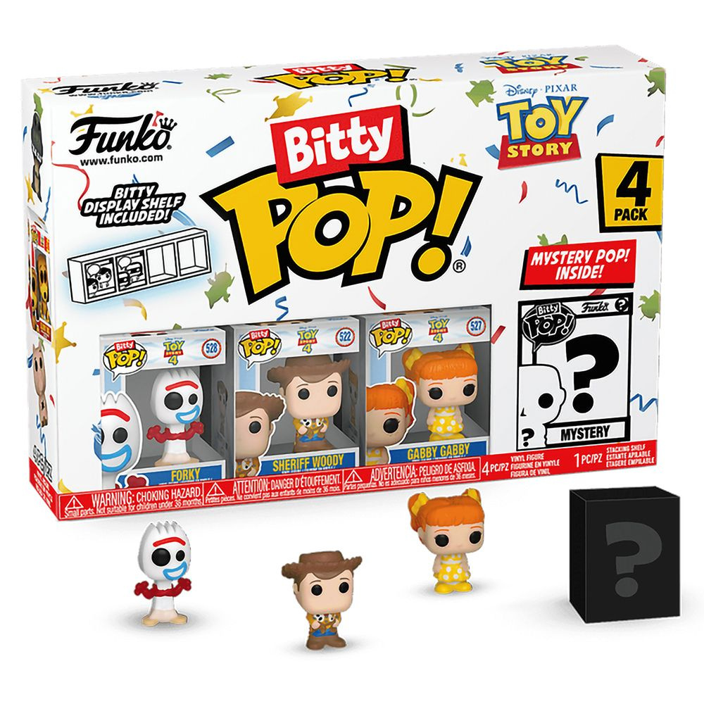 Фигурка Funko Bitty POP! Disney Toy Story Forky+Sheriff Woody+Gabby Gabby+Mystery (1 of 4) 4PK 73040 #1