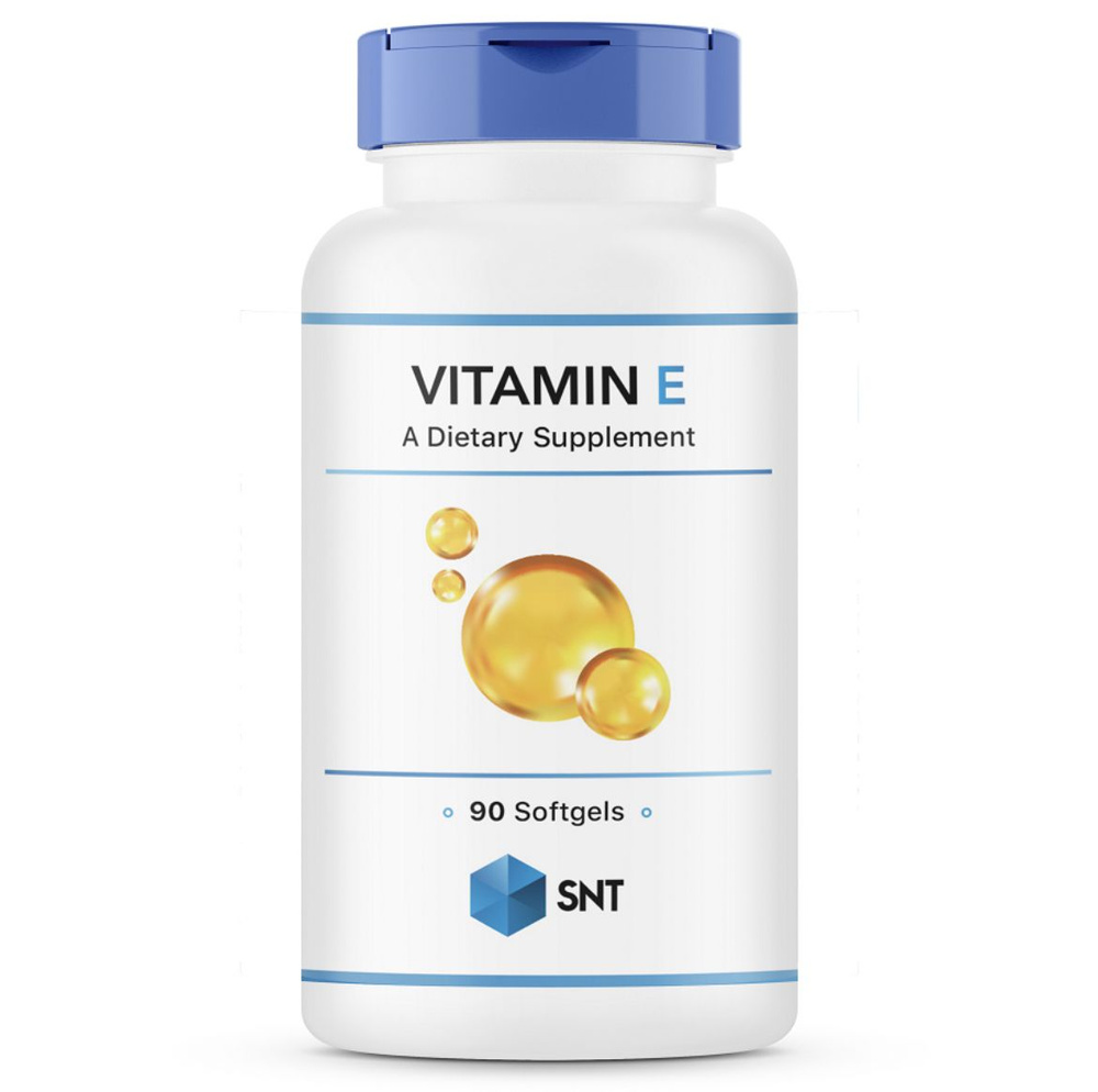 SNT, Vitamin E, Витамин Е, 90 капсул #1