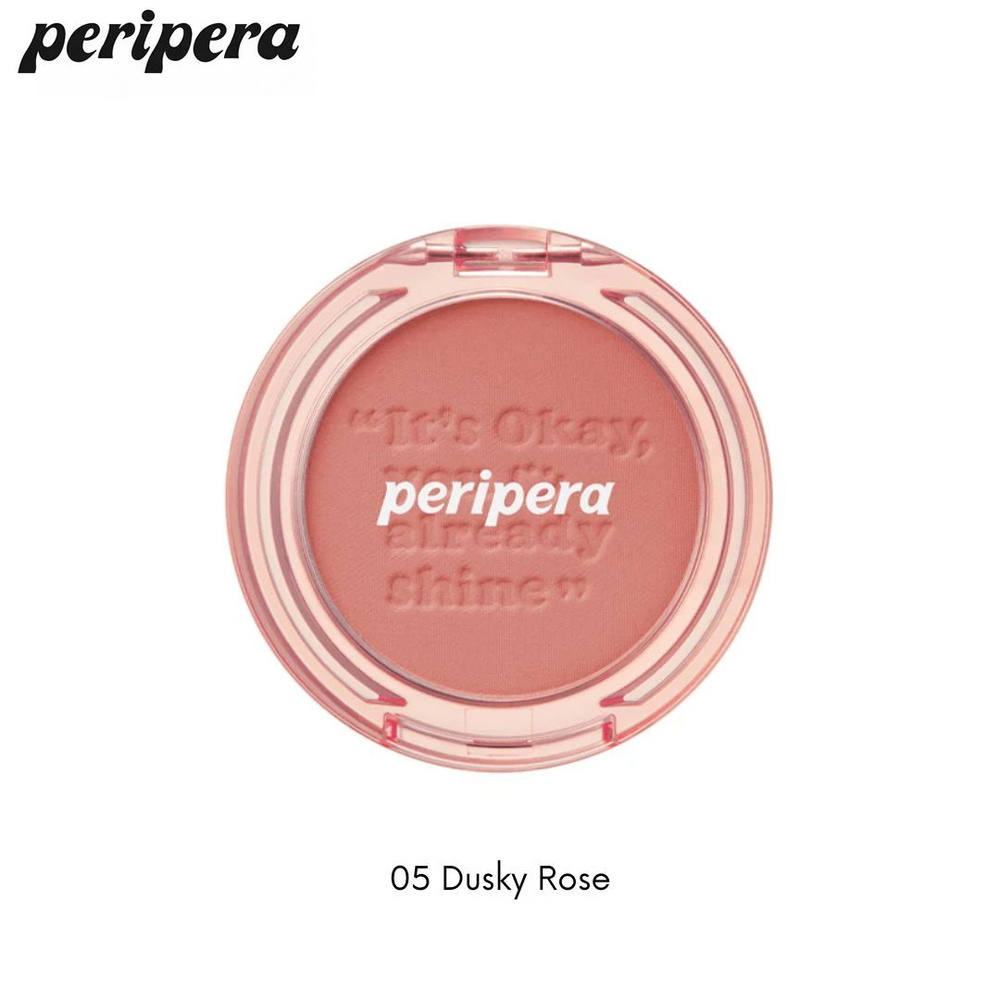 Румяна для лица компактные PERIPERA Pure Blushed Sunshine Cheek ( 05 Dusky Rose ) Корейская косметика #1