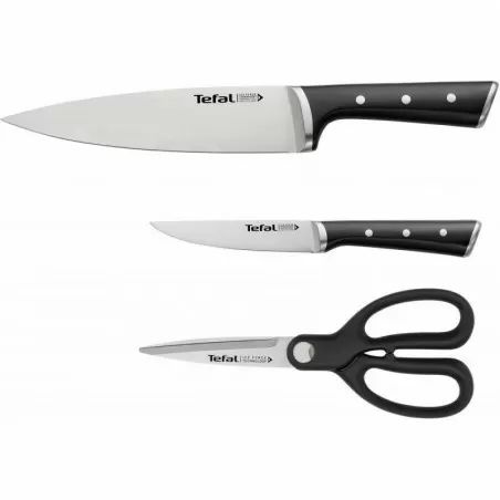 Набор кухонных ножей Tefal, Нержавеющая сталь купить по низкой цене с ...