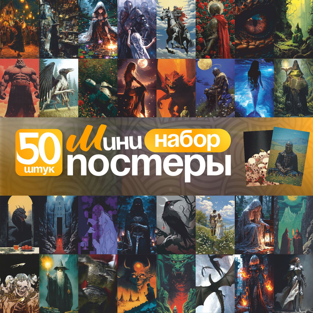 Мини постеры dark fantasy #1