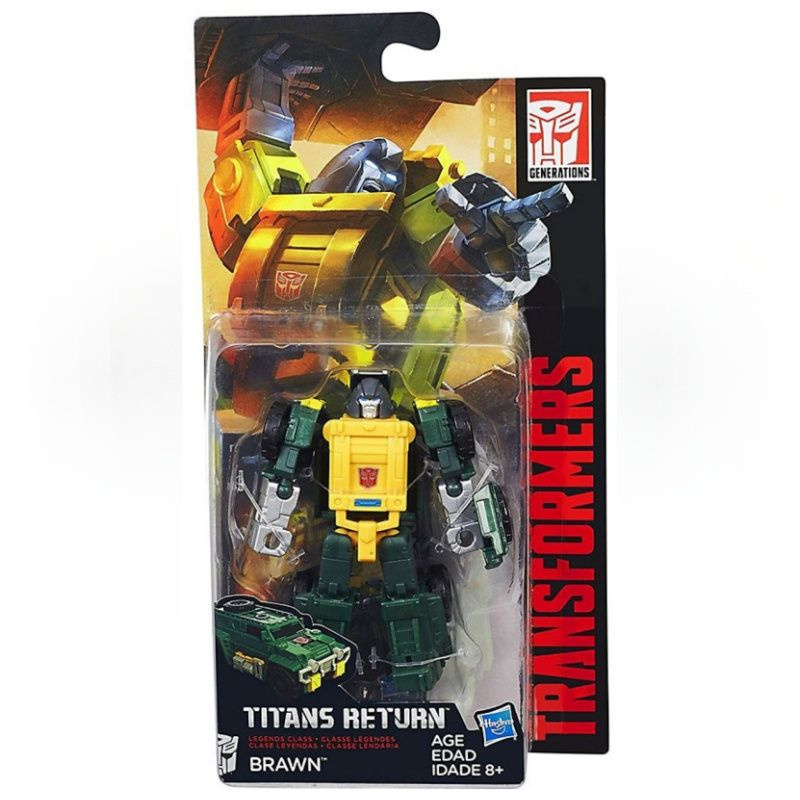 Трансформеры игрушки Hasbro Transformers Generations Titans Return Legend Class Brawn 10cm #1