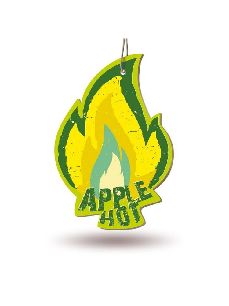 AVS Ароматизатор для авто Fire Fresh Apple Hot Яблоко бумажный #1