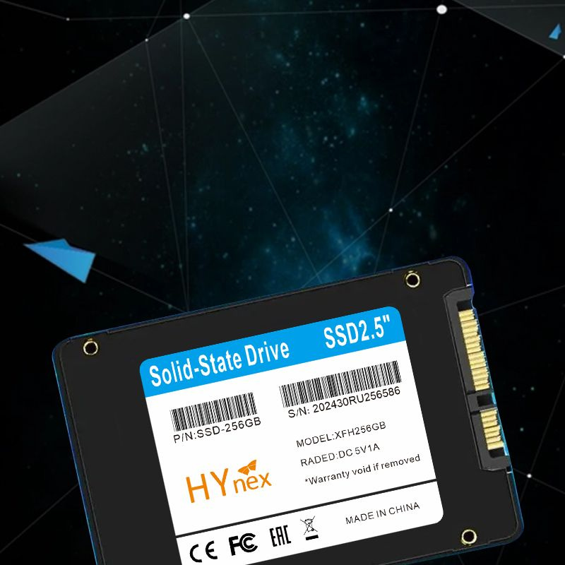 Hynex 25 ГБ Внутренний SSD-диск 2.5" SATA3 6.0 Гбит/с (HY355/256Г) #1