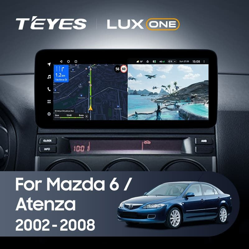 Штатная магнитола Teyes LUX ONE 6/128 Mazda 6 Atenza GG (2002-2008) #1