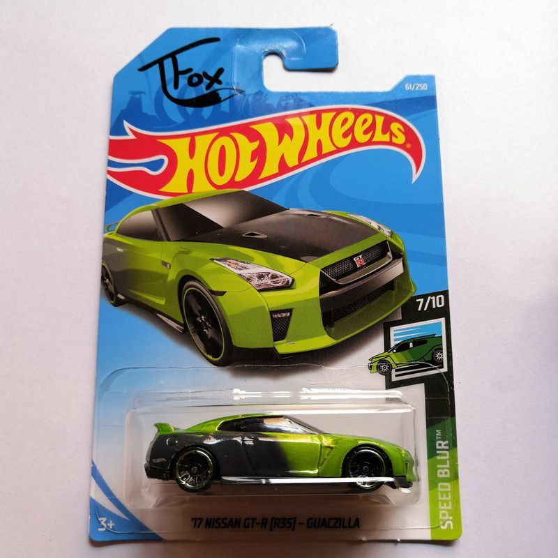 Машинка Mattel Hot Wheels 2019 C4982 17 Nissan Gt-R R35 Guaczilla