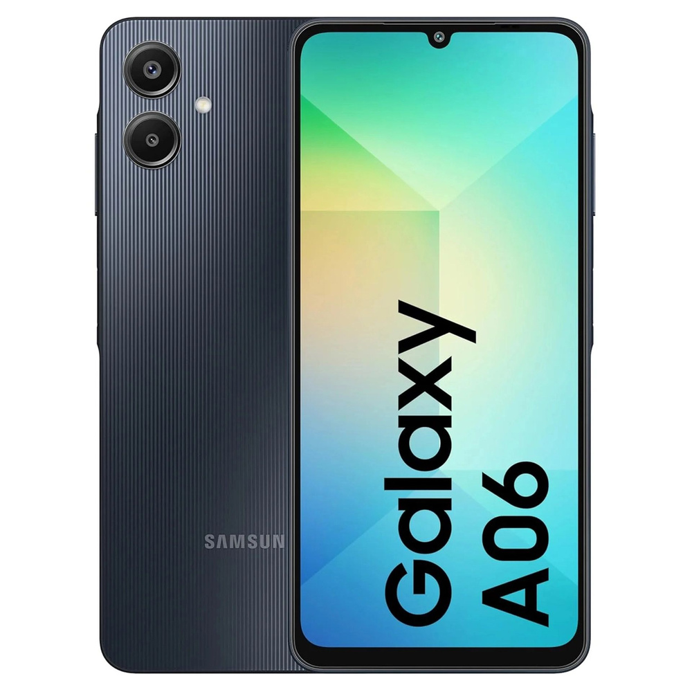 Samsung Смартфон Galaxy A06 4/64 ГБ, черный #1