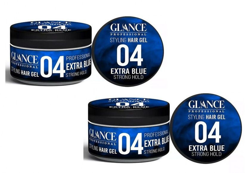 Glance Professional Гель для укладки волос Extra Strong 04 300мл. 2шт #1