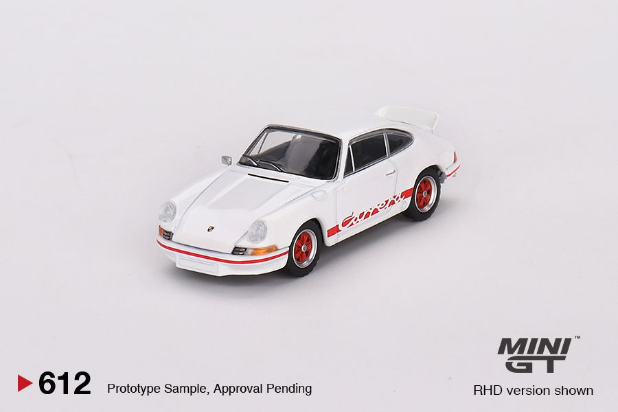 Коллекционная машинка MINI GT 1:64 Porsche 911 Carrera RS 2.7 Grand Prix LHD #1