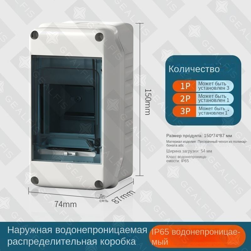 Бокс/ щиток электрический пластиковый для автоматов, щит ...