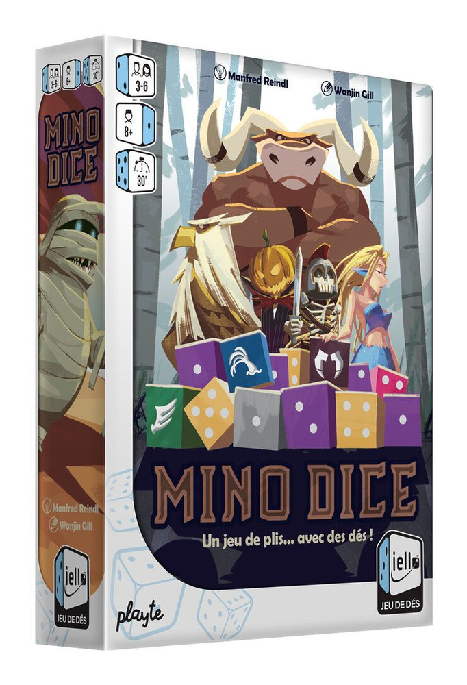 Настольная игра Mino Dice (Mythical Dice) на французском языке #1