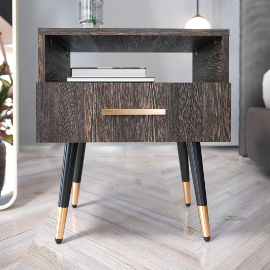 Тумба прикроватная FANCY MEBEL на ножках, 42.5x31x49 см купить c ...