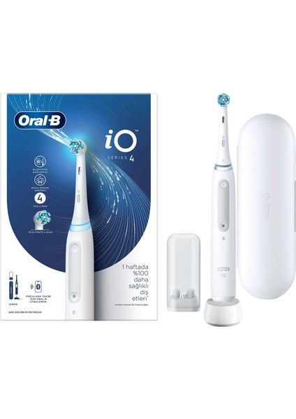 Oral-B Электрическая зубная щетка Oral-B iO 4 — белая #1