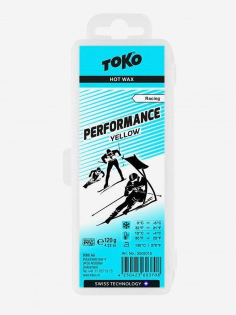 Мазь скольжения TOKO Base Performance Yellow 120 г, +10C/-4C желтый #1