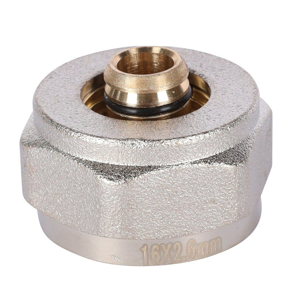 Фитинг компрессионный ROMMER для труб PEX-AL-PEXc 16х2,6х3/4 RFC-1026-162634 #1