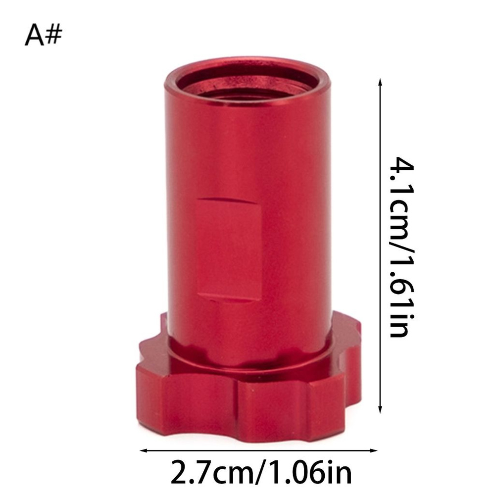 Алюминиевый переходник для баллончика с аэрозольной краской-внутренние зубья 1,5 P  #1