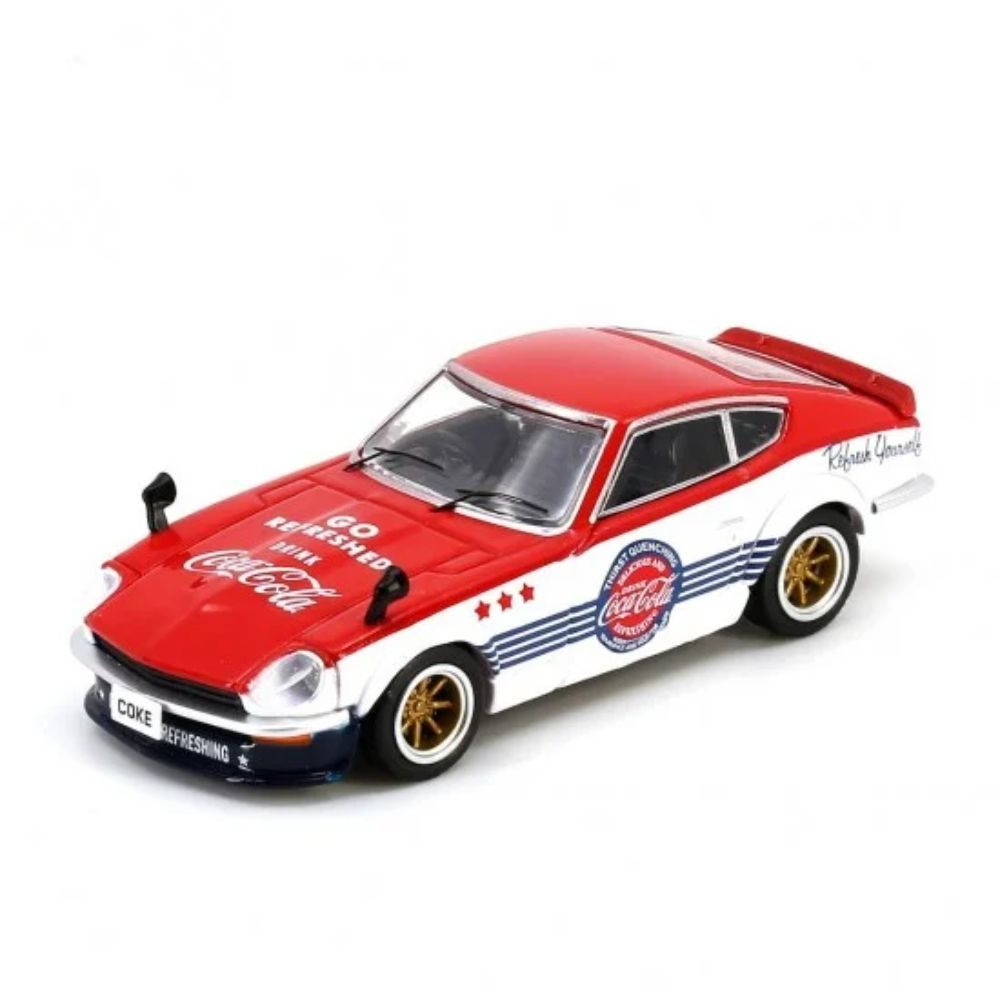 Машинка INNO64 1/64 Nissan Fairlady Z S30 COCA COLA Diecast Scale Model Car #1