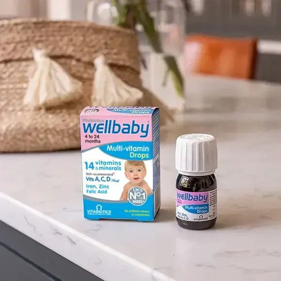 Мультивитаминные капли Вэлбейби витабиотикc Vitabiotics Wellbaby Multi-Vitamin drops  #1