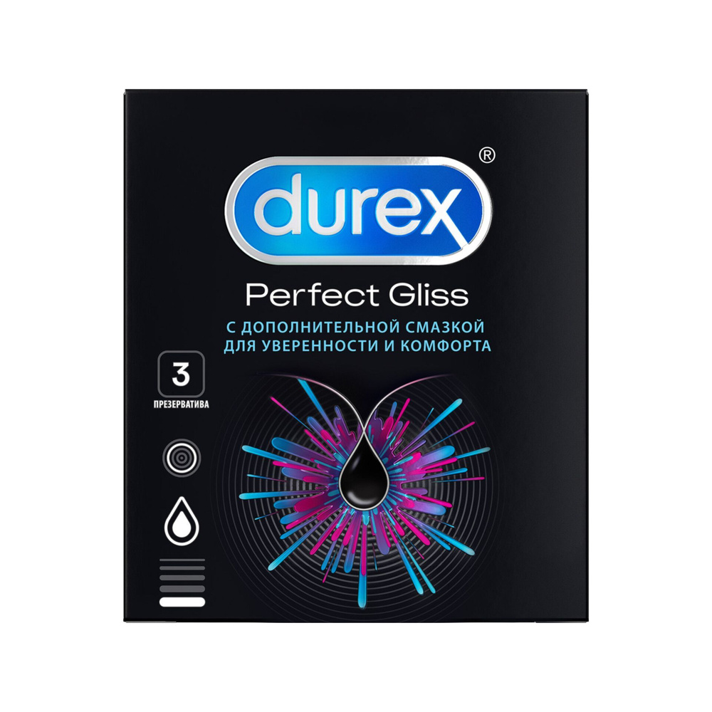 Презервативы Durex Perfect Gliss 3 шт #1