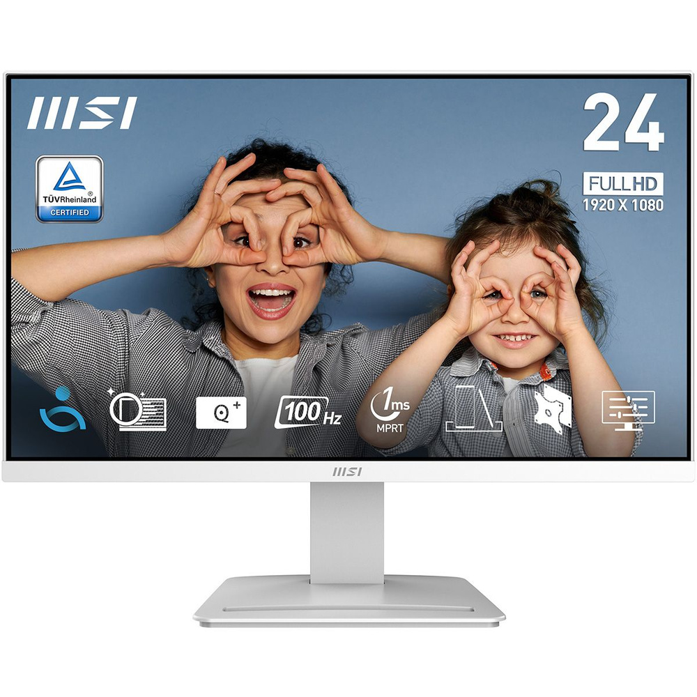 MSI 23.8" Монитор MP2412W, VA, 1920x1080, 100 Гц, белый #1