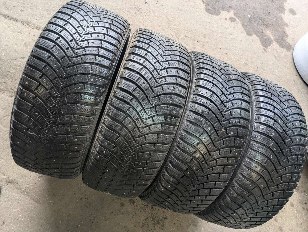 MICHELIN Latitude X-Ice North 2 4 шт. 9676ef9e Шины с пробегом зимние 235/55 R19 105T Шипованные  #1