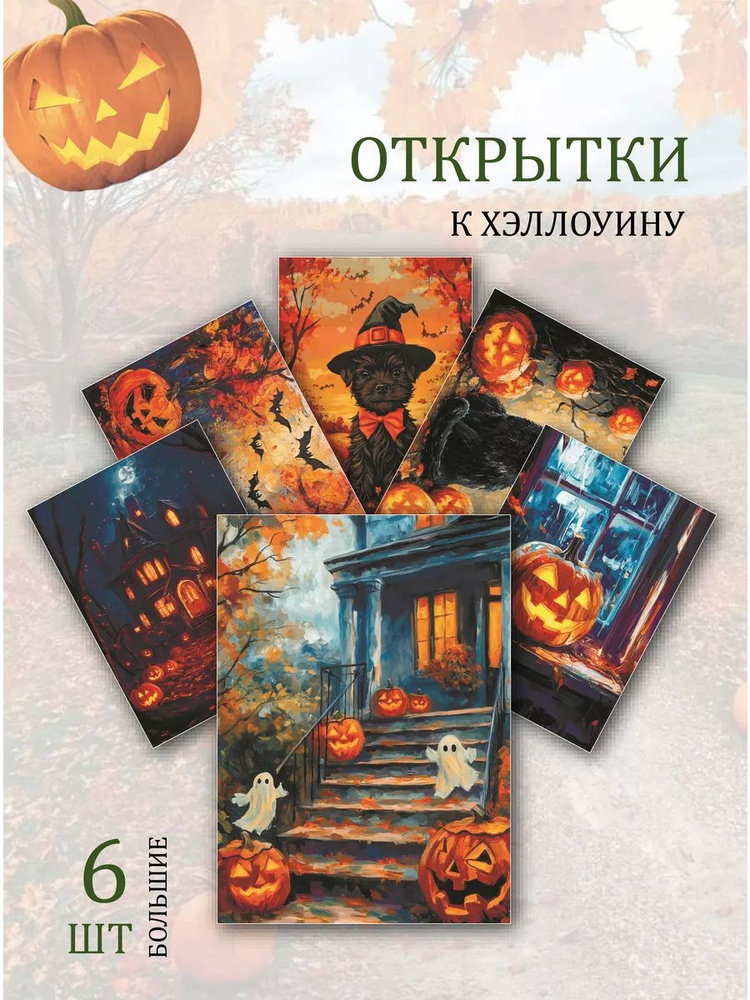 А6 Открытки Хэллоуин #1