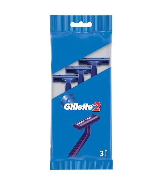 Джилет2 Gillette2 Одноразовые станки для бритья 3 шт #1