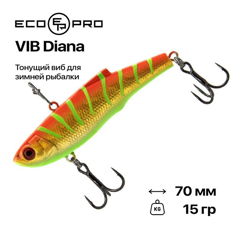 Виб EcoPro VIB Diana, 70 мм, 15 гр, #052 Hot Pepper #1