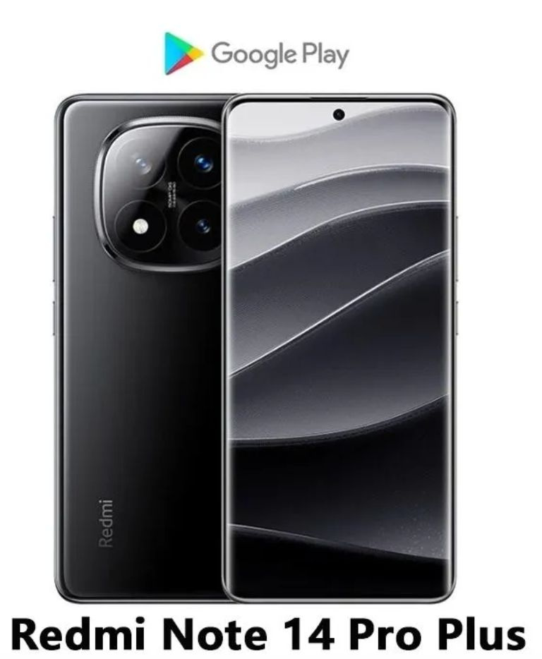 Xiaomi Смартфон Redmi Note 14 Pro+ 5G (100% Россия, Google, Dual SIM) 12/256 ГБ, Nano-SIM, черно-серый #1