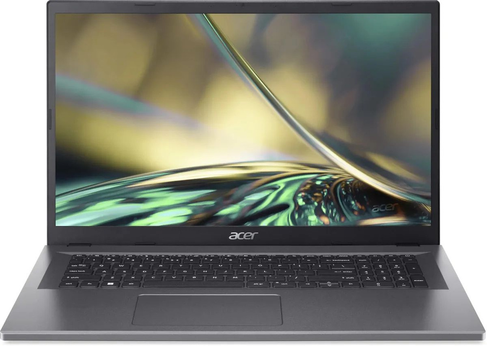 Ноутбук Acer Aspire 17.3" FullHD, IPS, Intel N100, 4-ядерный, 8ГБ ...