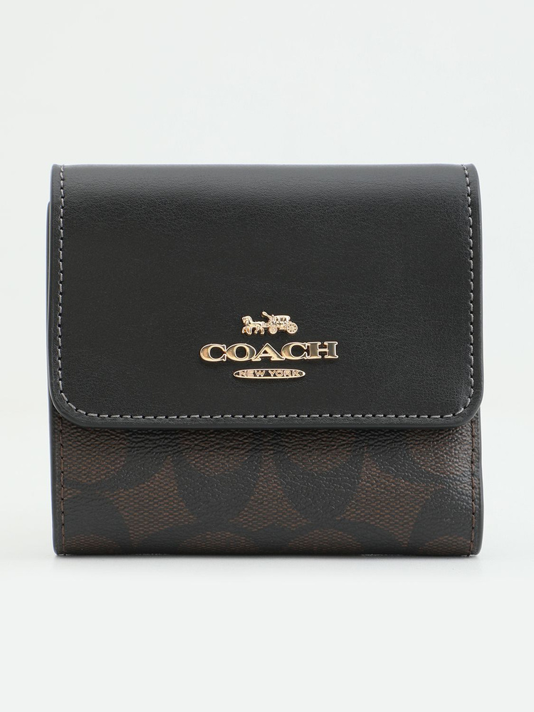 COACH Кошелек Small Trifold Wallet In Colorblock Signature Canvas