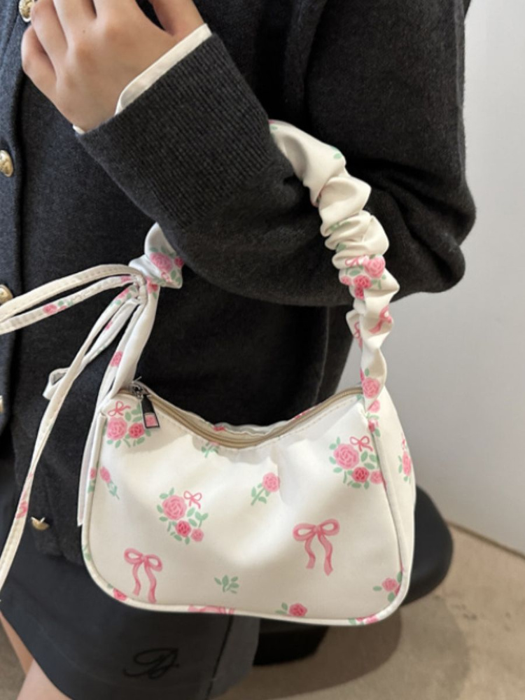 Сумка y2k для подростка с бантиком #1