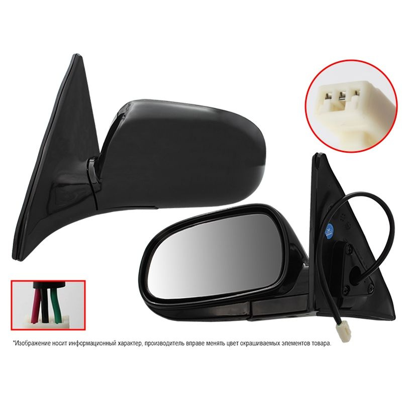 Зеркало левое для Toyota Corona T190 1992-1998, Тойота Корона 190