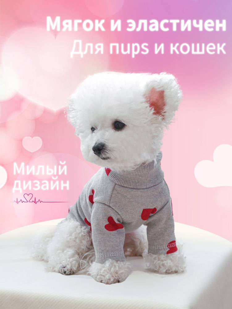 Одежда для домашних животных, футболка для кошек и собак. #1