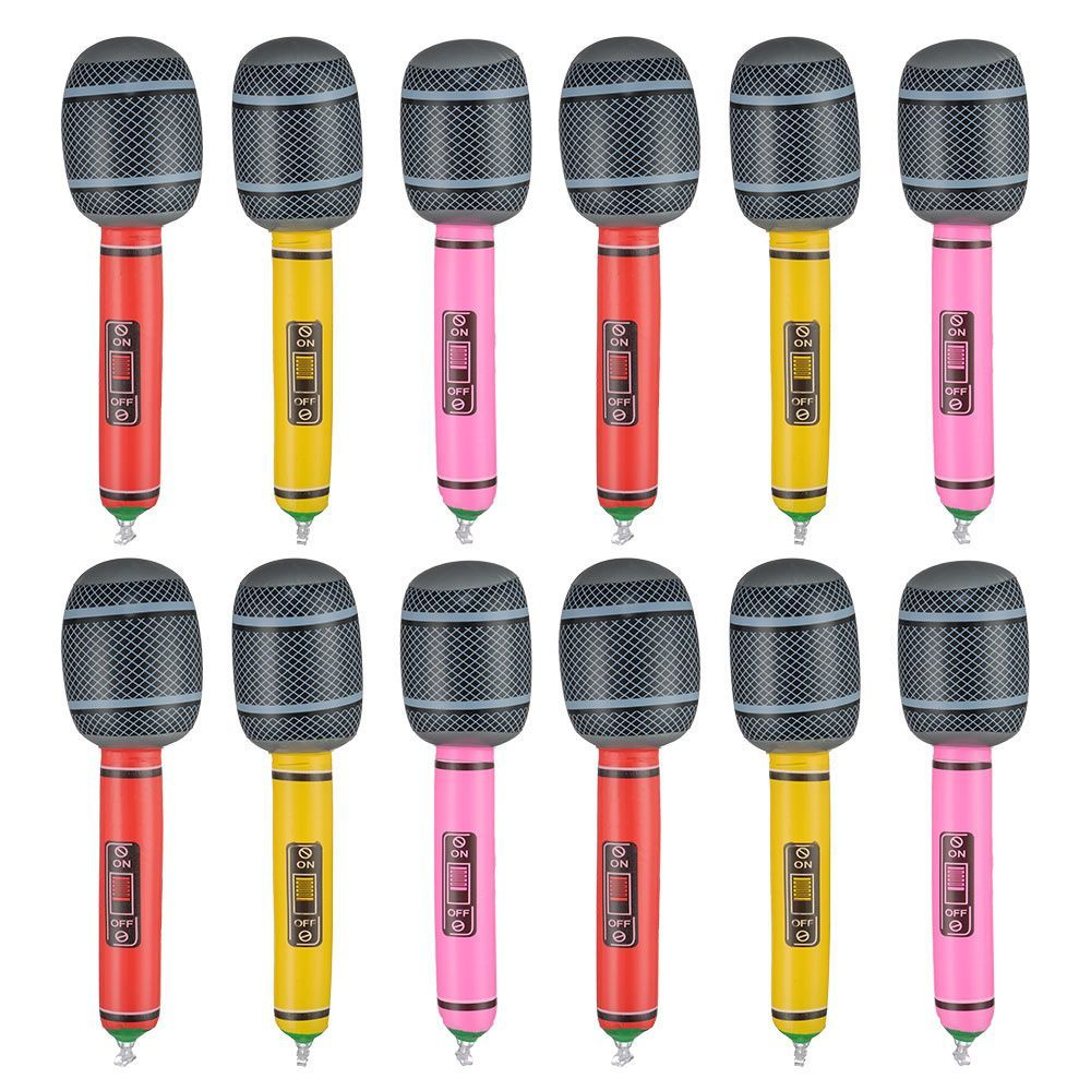 12Pcs Надувные микрофоны #1
