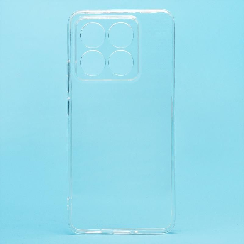 Чехол для Xiaomi 14T (2406APNFAG) силиконовый ультратонкий <прозрачный> #1