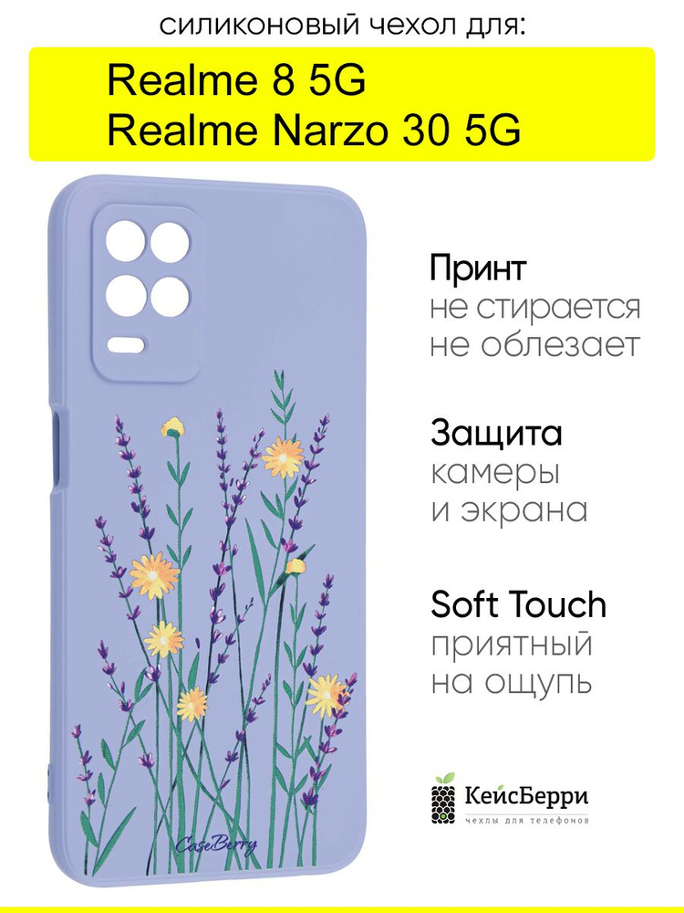 Чехол для Realme Narzo 30 5G / Realme 8 5G, серия Soft #1