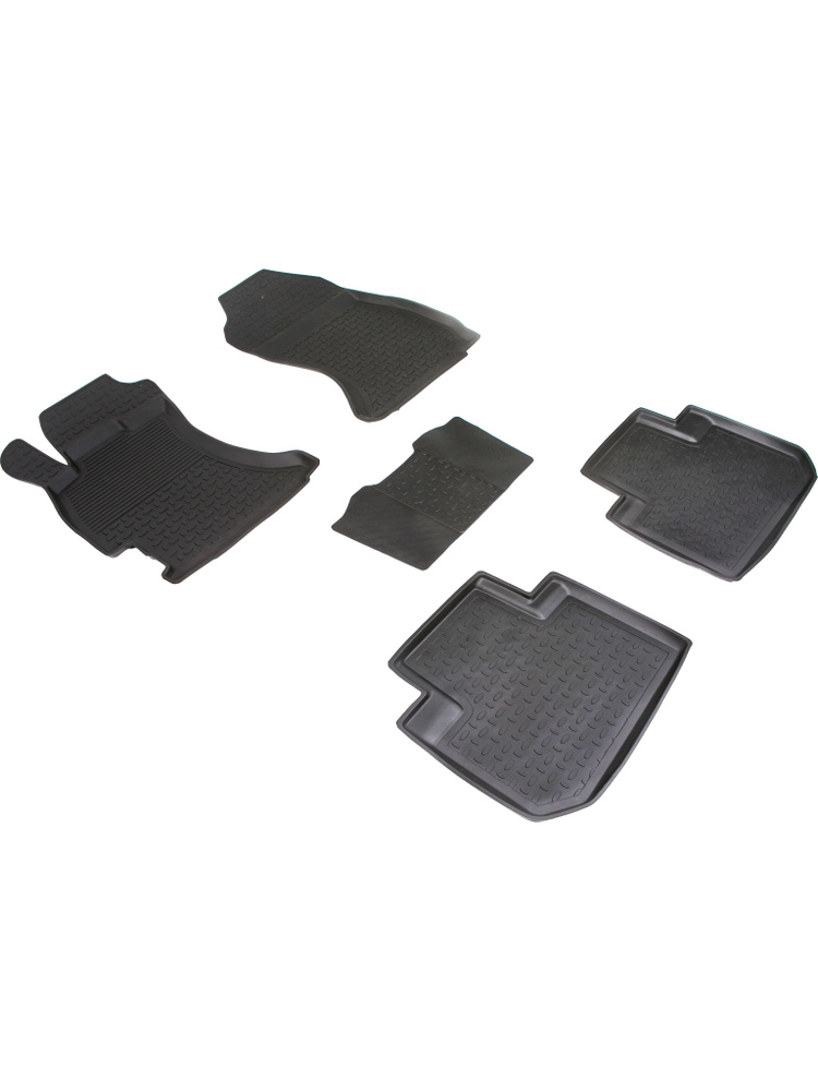 Резиновые коврики с высоким бортом для Subaru Forester IV 2012-2018 Seintex 85096 #1