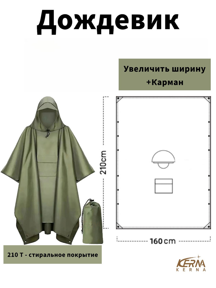 Дождевик KERNA #1