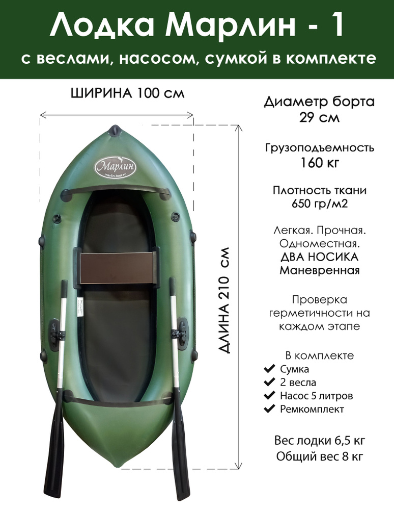 Лодка, 210 см #1